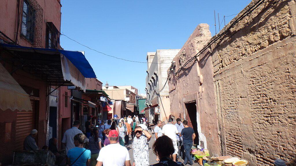 street of Marrakech, Morocco 