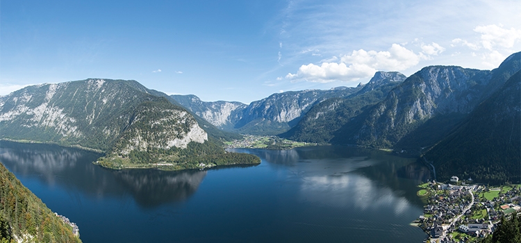 view over alps