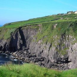 cliffs on the Kerry way