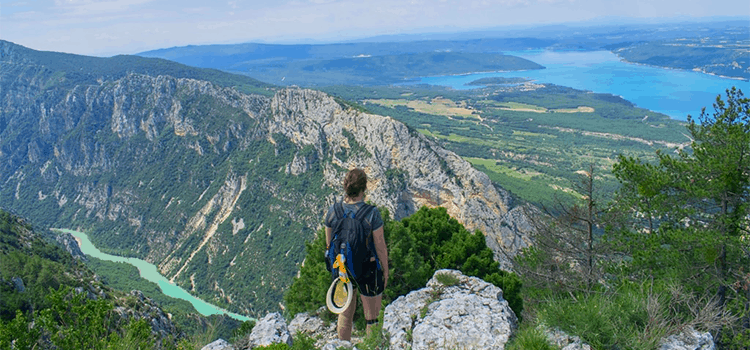 View over the verdon gorge