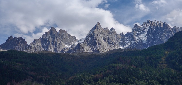 Mont Blanc mountain range